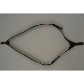 Dobbelt Riffelrem L�der - Brun, Neopren