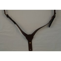 Dobbelt Riffelrem Lder - Brun, Neopren