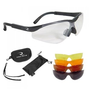 Radians Skydebrille kit/st m/ 5 glas