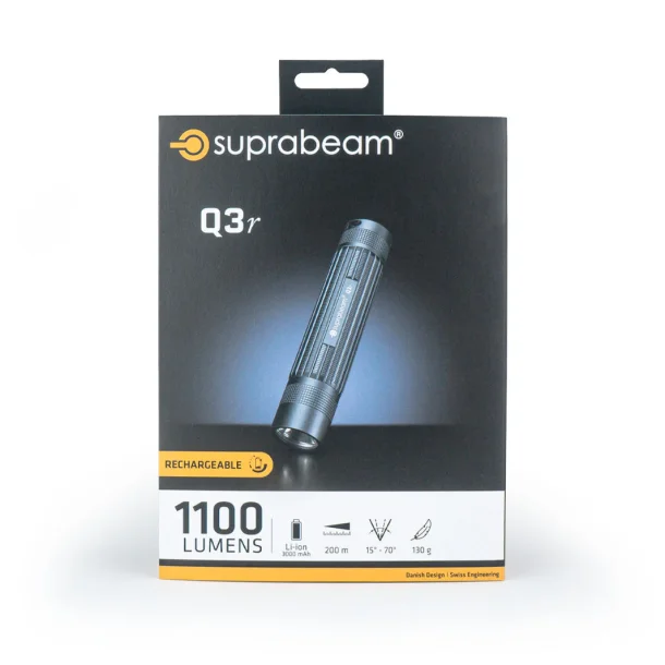 Suprabeam Q3r LED lommelygte - 1100lm
