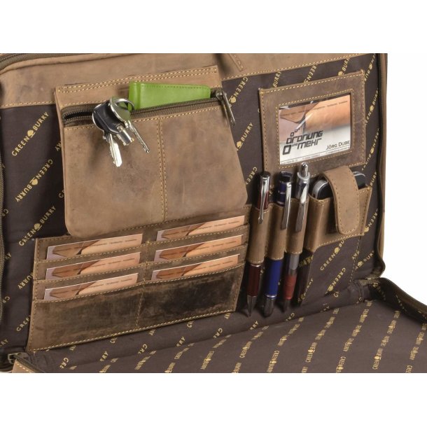 Green Burry computertaske med plads til mapper