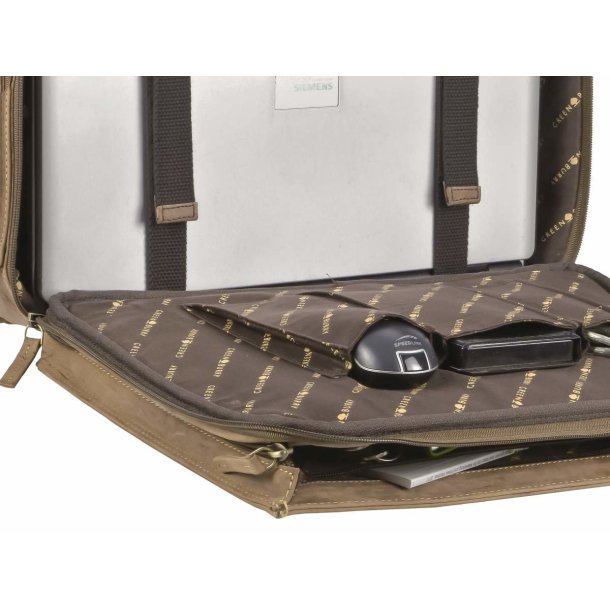 Green Burry computertaske med plads til mapper