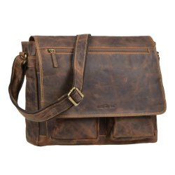 Green Burry skuldertaske med lynls