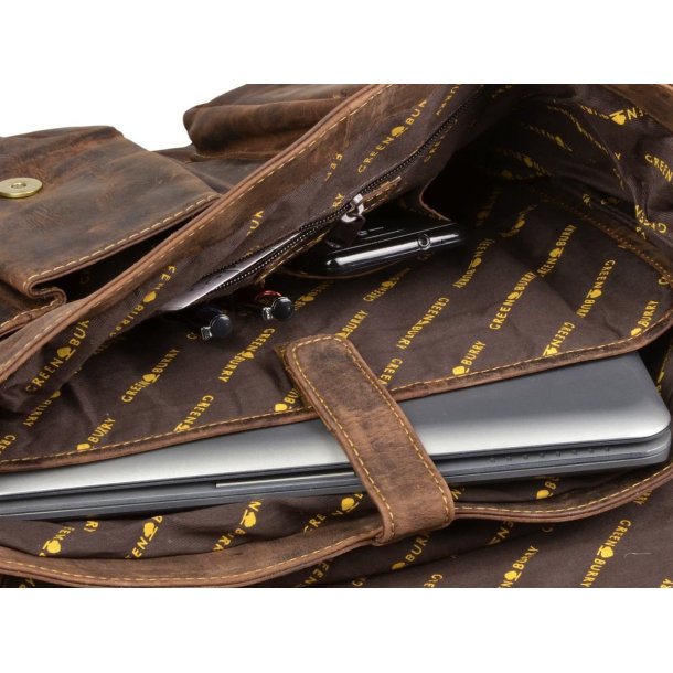 Green Burry skuldertaske med lynls