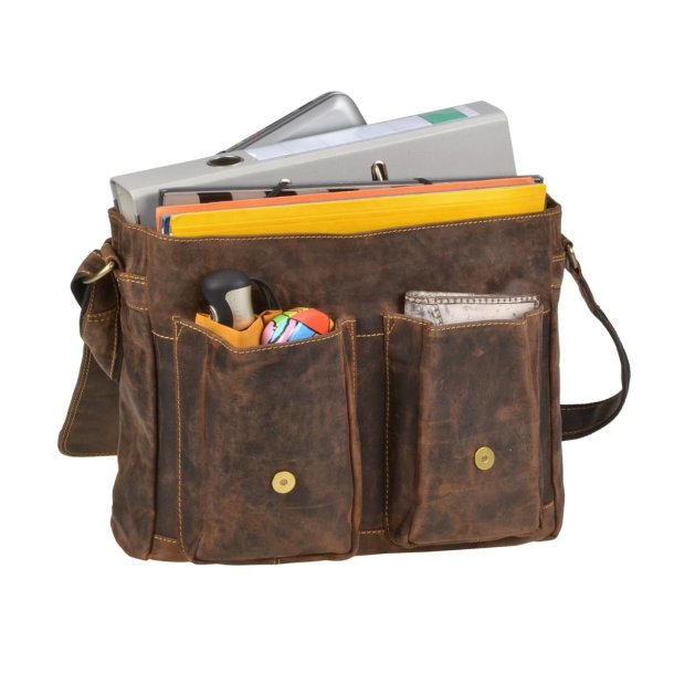 Green Burry skuldertaske med lynls