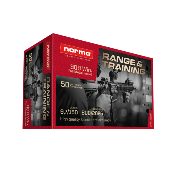 Norma Range &amp; Training 308 Win. 9,7g / 150 Grain