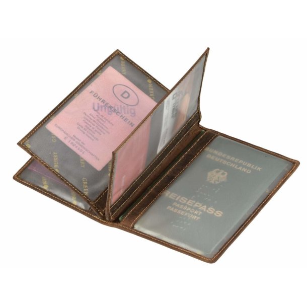 Green Burry dokumentomslag med 6 sider