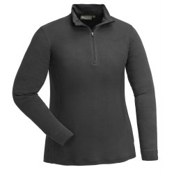 Pinewood ABISKO MERINO BASE LAYER HALF ZIP dame