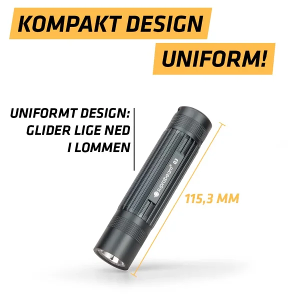 Suprabeam Q3 LED Lommelygte - 380lm