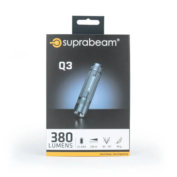 Suprabeam Q3 LED Lommelygte - 380lm