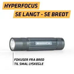 Suprabeam Q3 LED Lommelygte - 380lm