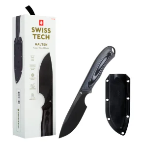 SwissTech Halten Dolk m. Skede | 7cm 