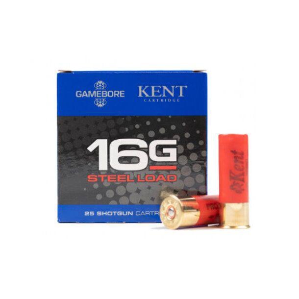 Kent Fasteel Haglpatron 16/67 26gr. - Haglstr. 5 ske m/ 25stk