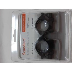 Scandium Stlmontage 30mm QR - Hj