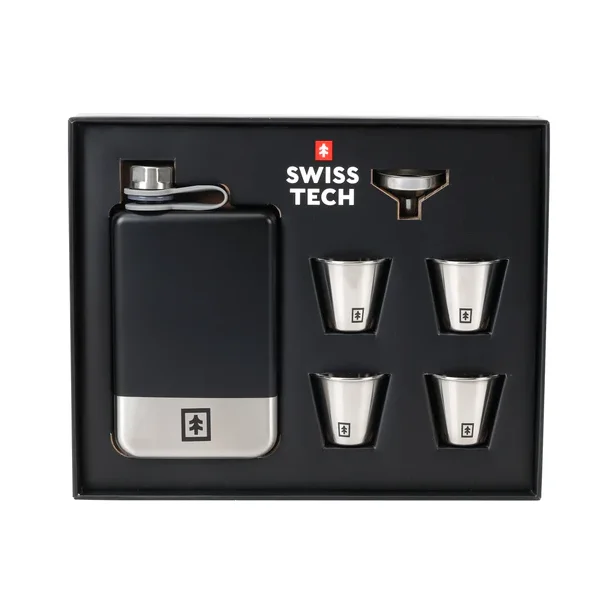 SwissTech Lommel�rke m. 4 glas og tragt | 230ml
