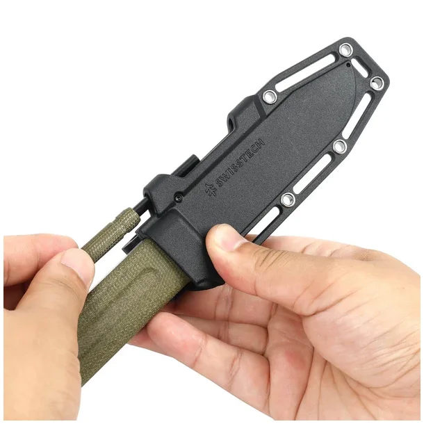 SwissTech St�hlern Dolk m. Skede og Sliber | 11cm 