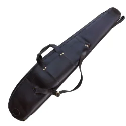 Canard Luxus Riffel-etui i lder m/pelsfor