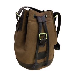 Canard patrontaske i kanvas/lder