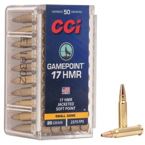CCI Gamepoint JSP .17 HMR - 20 gr - ske  50 stk