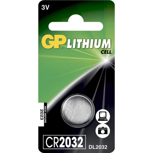 GP CR2032 Lithium 3V Batteri