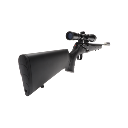 CZ 457 Synthetic salonriffel med vekselst 22LR & 17HMR-kikkert og lyddmper