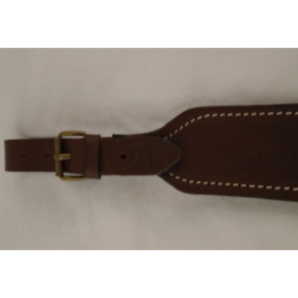 Luxus Riffelrem i lder 40mm m/ neopren bagside