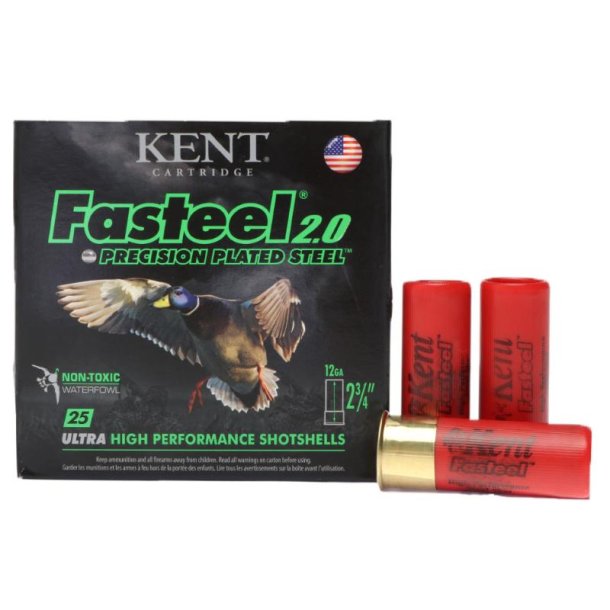 Kent Fasteel 2.0 Haglpatron 12/70 28gr - Haglstr. 3