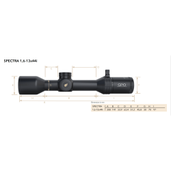 GPO Spectra 8x | 1,6-13x44i