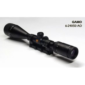 Gamo kikkert 6-24x50 AO m/ paralax-justering og mil dot sigte