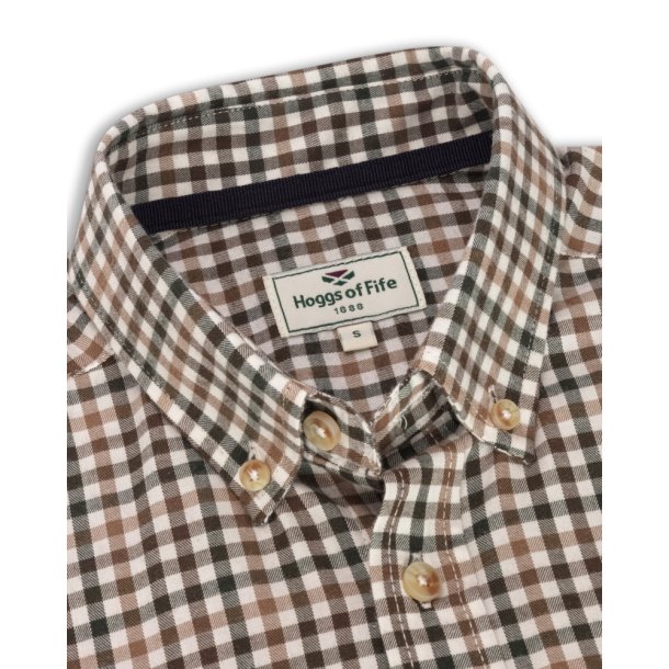 Hoggs of Fife Garvock Skjorte | Brown/Green