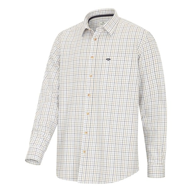 Hoggs of Fife Invernes skjorte | Brown/Gold/Navy | M