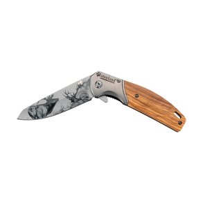 Stepland Folde Jagtkniv m/ Hjortemotiv