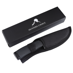 Hunters Choice Asio Jagtkniv | Sort | 9,5cm