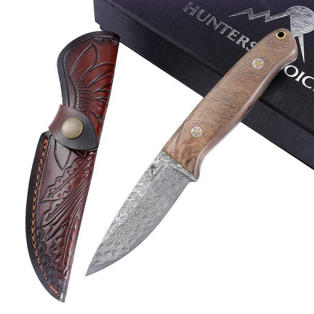 Hunters Choice Falco Jagtkniv | Brun | 9cm