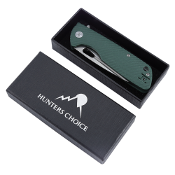 Hunters Choice Lynx Foldekniv | Gr�n | 8cm