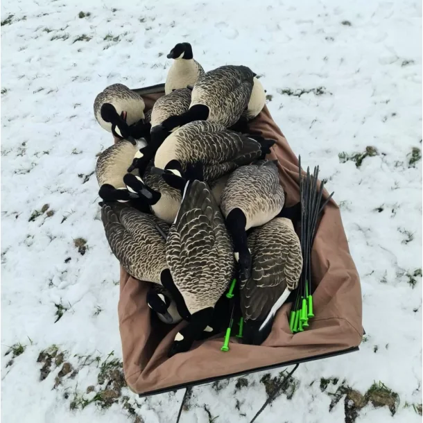  Stor Beavertail sl�de med pose til lokkeg�s