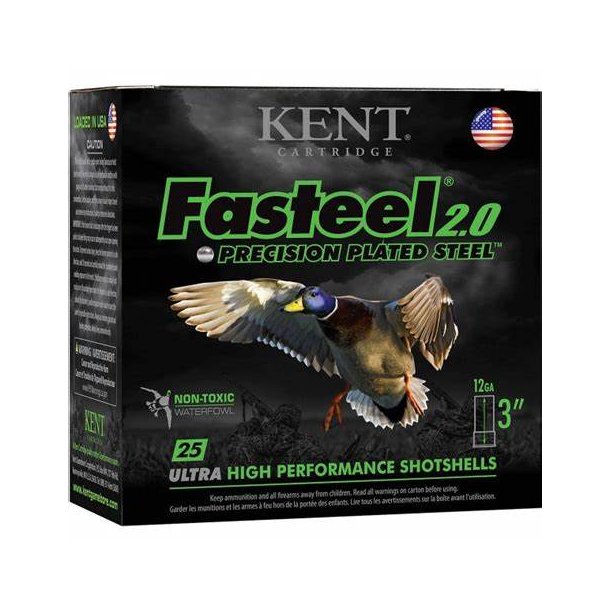 Kent Fasteel 2.0 Haglpatron 12/76 28gr. - Haglstr. 2