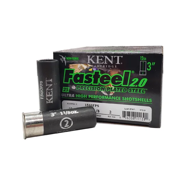 Kent Fasteel 2.0 Haglpatron 12/76 28gr. - Haglstr. 2