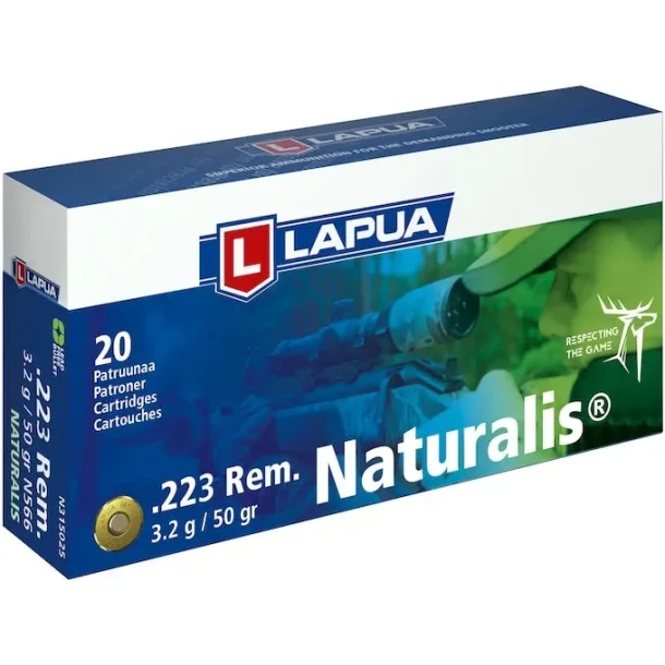 Lapua .223 Rem Naturalis 3.2 gram - 50gr