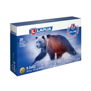 Lapua Mega 9,3x62 - 18,5gram - 285grain