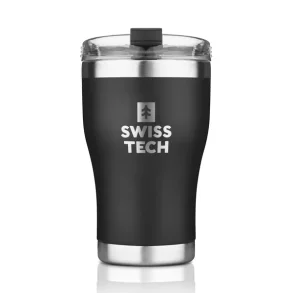 SwissTech Coffee Tumbler Termokop | Sort | 350ml 