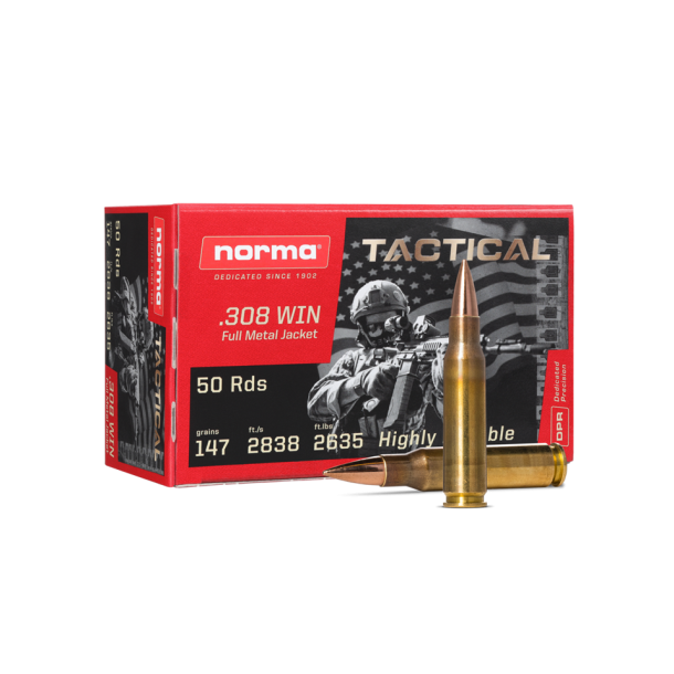 Norma Tactical 308w FMJ (147 grain)