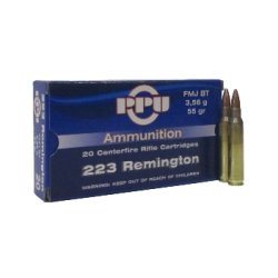 PPU Partizan 223 REM 3,56g/55gr FMJ