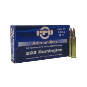 PPU Partizan 223 REM 3,56g/55gr FMJ