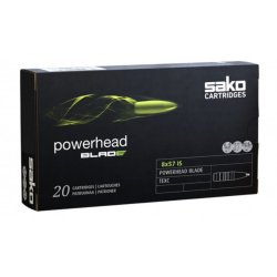 SAKO Powerhead Blade 8x57 JS - 11,7gram - 180grain - Blyfri