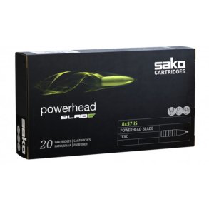 SAKO Powerhead Blade 8x57 JS - 11,7gram - 180grain - Blyfri