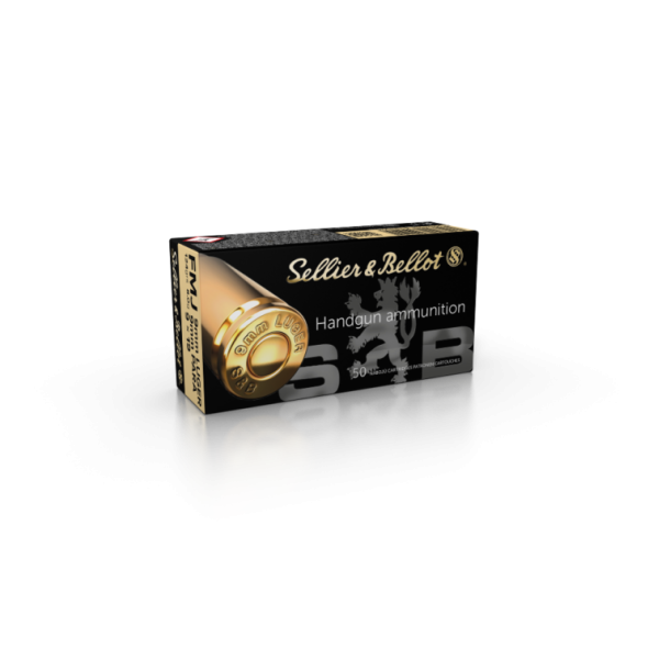 Sellier &amp; Bellot FMJ | 9mm Luger | 8,0g/124gr | 100 stk.
