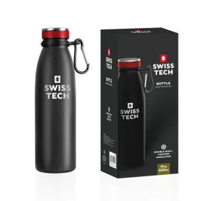 SwissTech Termoflaske | Sort | 500ml 