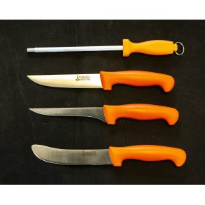 Mjoelner Hunting Slagte knivst 4-dele