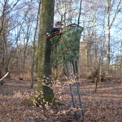 Slringsnet til jagtstige